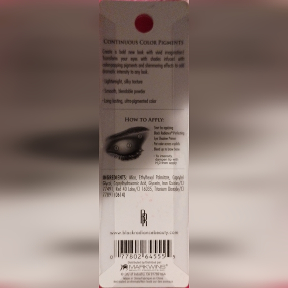 BLACK RADIANCE CONTINUOUS COLOR PIGMENTS ORANGE - Picture 2 of 2